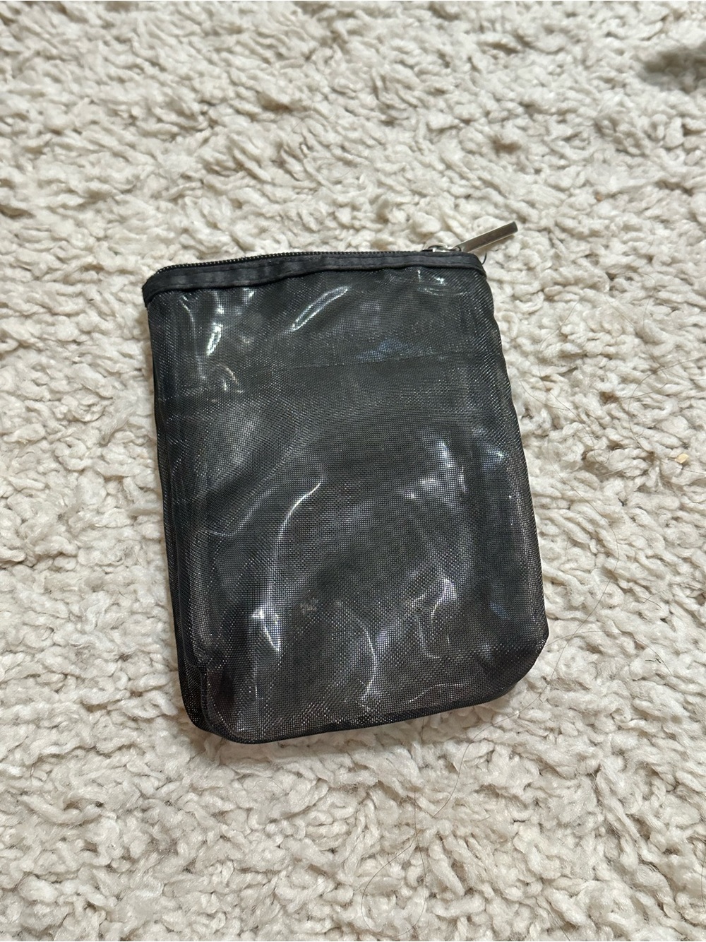 Mesh See-Thru Makeup Bag 5”x7”